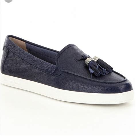 michael kors callahan loafer|Michael Kors Navy Callahan Moc Tassle Loafer Slip On Women's .